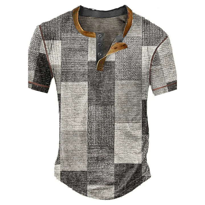 Urban Patchwork™ Casual Henley Shirt Collection