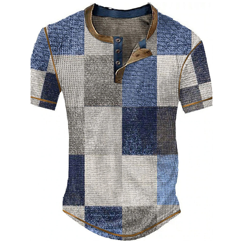 Urban Patchwork™ Casual Henley Shirt Collection