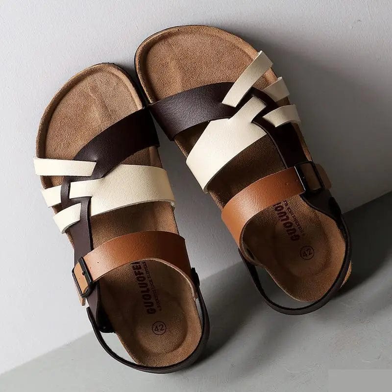 LuxStep Comfort Leather Sandals