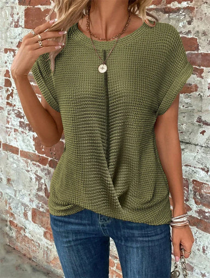 Cozy Chic Knitted Summer Tee