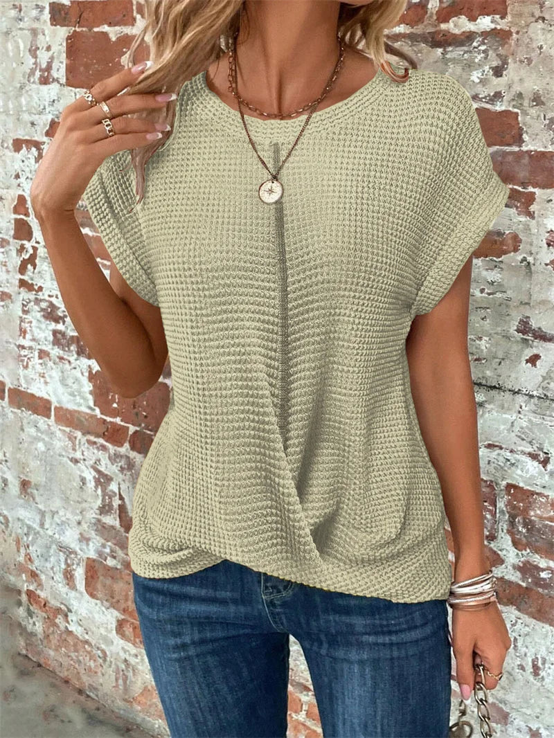 Cozy Chic Knitted Summer Tee