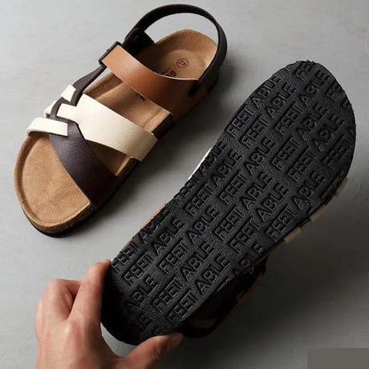 LuxStep Comfort Leather Sandals