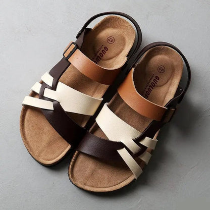 LuxStep Comfort Leather Sandals