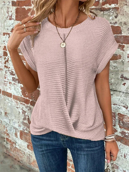 Cozy Chic Knitted Summer Tee